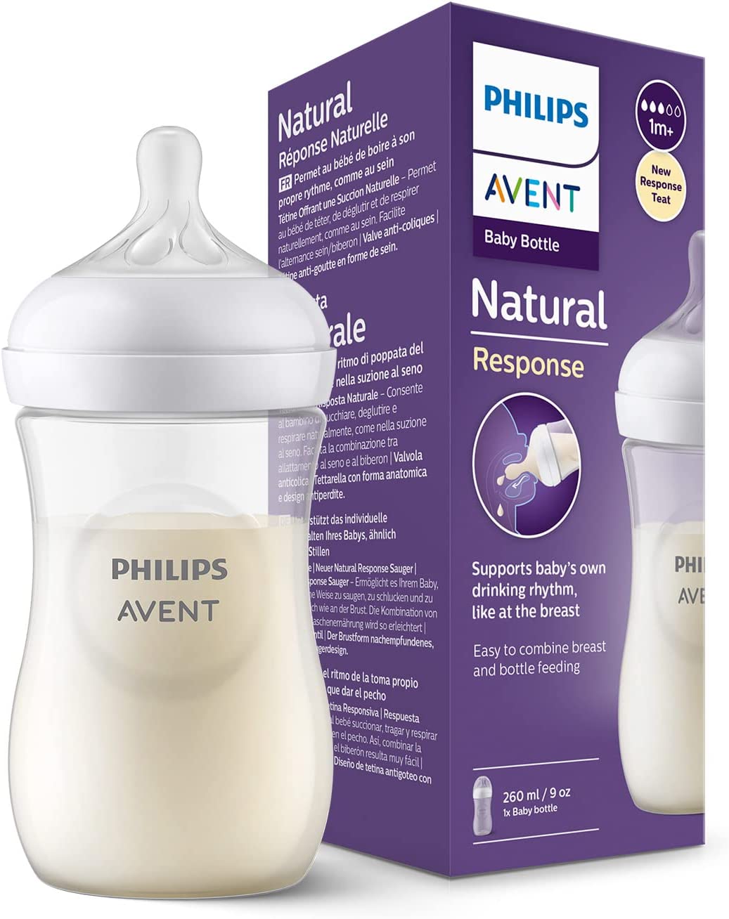 AVENT Butelka Natural Response 260ml 903/01